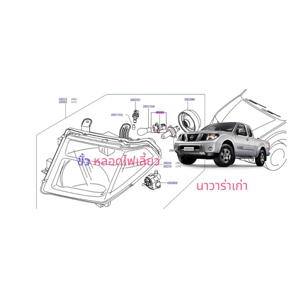 ขั้วไฟเลี้ยวหน้า แท้ 100% นิสสัน นาวาร่า   ราคา ต่อชิ้น(ใช้ตัวเลือก)สอบถามสต๊อกได้ครับ