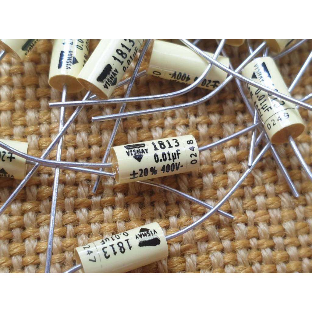 Capacitor คาปาซิเตอร์ NEW VISHAY ERO (ขายเป็นคู่) เป็นชนิด MKT1813 1nF ค่า 0.01UF/ 400V