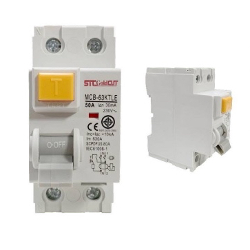 เครื่องตัดวงจรกระแสไฟฟ้ารั่วลงดินอันโนมัติ STC GOLD เซฟทีคัท โกลด์ 63A เมนเบรกเกอร์ กันดูด