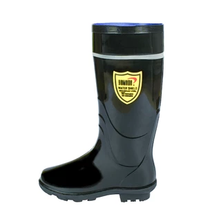 รองเท้าบู๊ท PVC 40cm (16") รุ่น WATER SHIELD YAMADA (ตำหนิ แถบสะท้อนแสงหลุด) กันน้ำ ทนต่อสารเคมี มีซับในกันลื่น