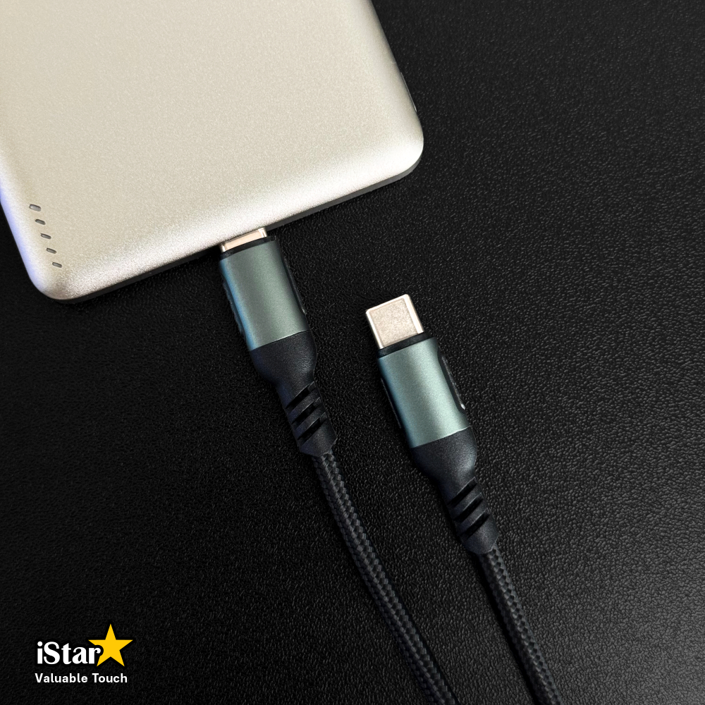 iStar สายชาร์จเร็ว USB-C to IP / USB-C to USB-C  3.0A (100cm) 60W Fast Charge - รูปที่ 2