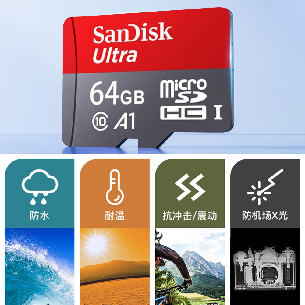 การ์ดหน่วยความจำ TF 32GB /64GB การ์ดหน่วยความจำของกล้อง