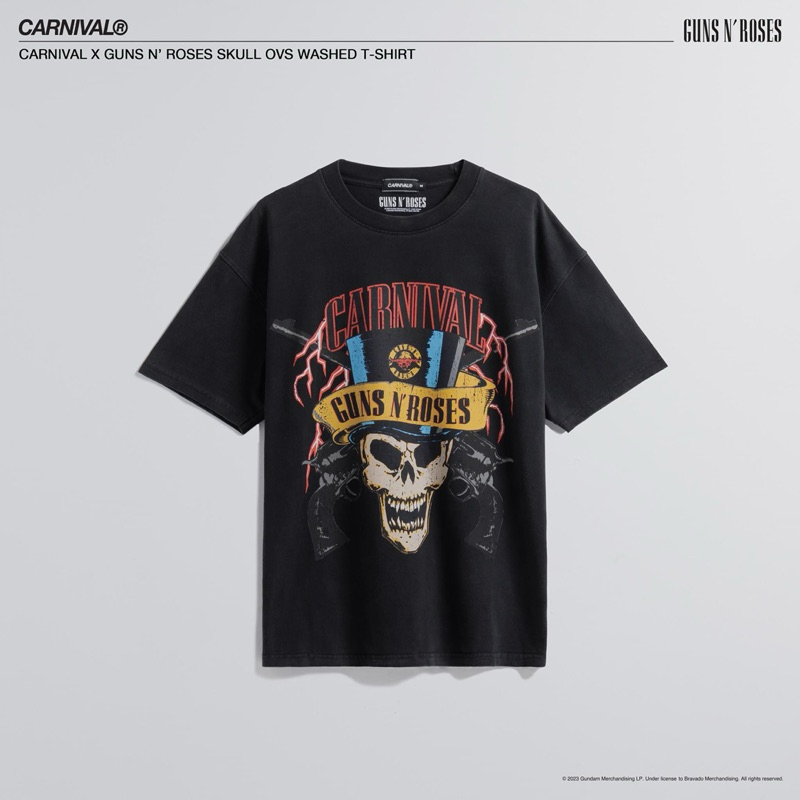 เสื้อ Carnival x Gun N' Roses (SKULL) มือ2 ของแท้💯