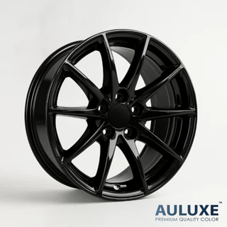 ผงสีพาวเดอร์โค้ท Super Mirror Black (Hi-Gloss) สีดำเงากระจก (ไฮกลอส) แบ่งขาย 1 กก. สำหรับงานพ่นเคลือบโลหะ