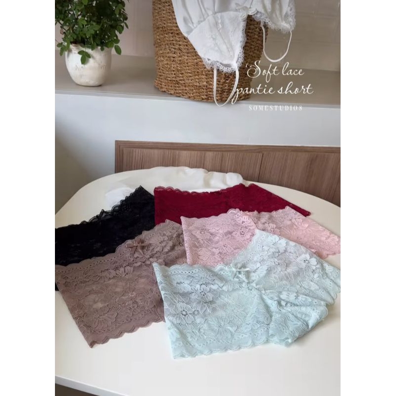 (พร้อมส่ง)🥂𝓝𝓮𝔀 𝓪𝓿𝓪𝓲𝓵𝓪𝓫𝓵𝓮 ; 𝓼𝓸𝓯𝓽 𝓵𝓪𝓬𝓮 𝓹𝓪𝓷𝓽𝓲𝓮 𝓼𝓱𝓸𝓻𝓽✨