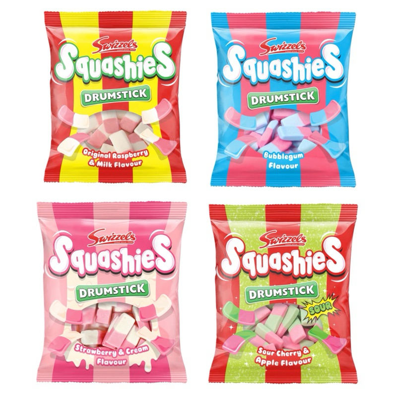 🔥Squashies🔥 Drumstick Squashies ขนมเคี้ยวหนึบ จากอังกฤษ🇬🇧
