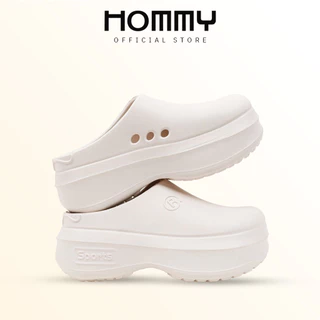 HOMMY_SHOES รองเท้าแตะ รองเท้าหัวโต รองเท้าผู้หญิง กันลื่น พื้นหนา 6 CM.(SH-2)..