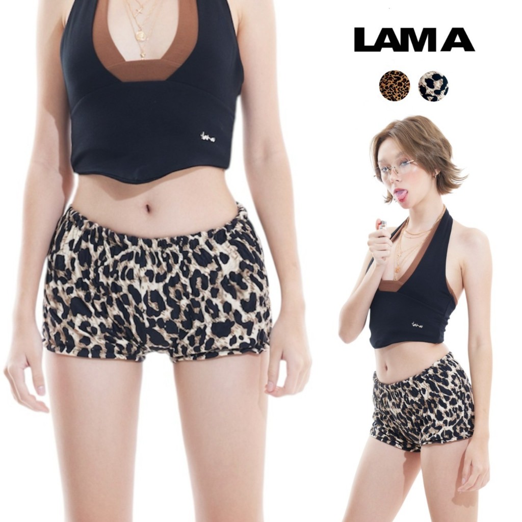 Muddy shorts กางเกงลายเสือ ผ้านุ่ม ใส่สบาย ระบายอากาศได้ดี