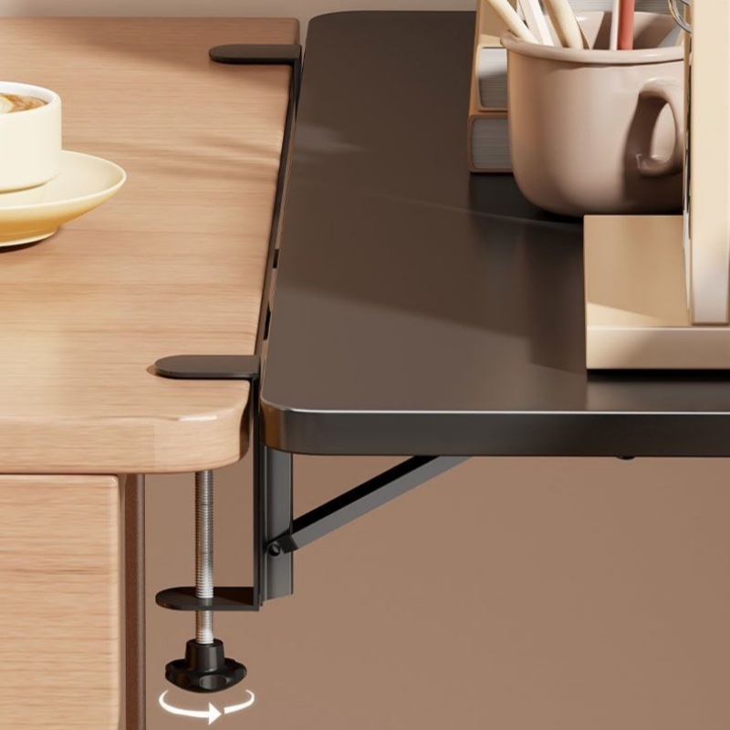 บอร์ดขยายเดสก์ท็อป ส่วนขยายแบบไม่ต้องเจาะ ขยับขยายบอร์ดพับ โต๊ะคอมพิวเตอร์ส่วนขยาย - รูปที่ 3