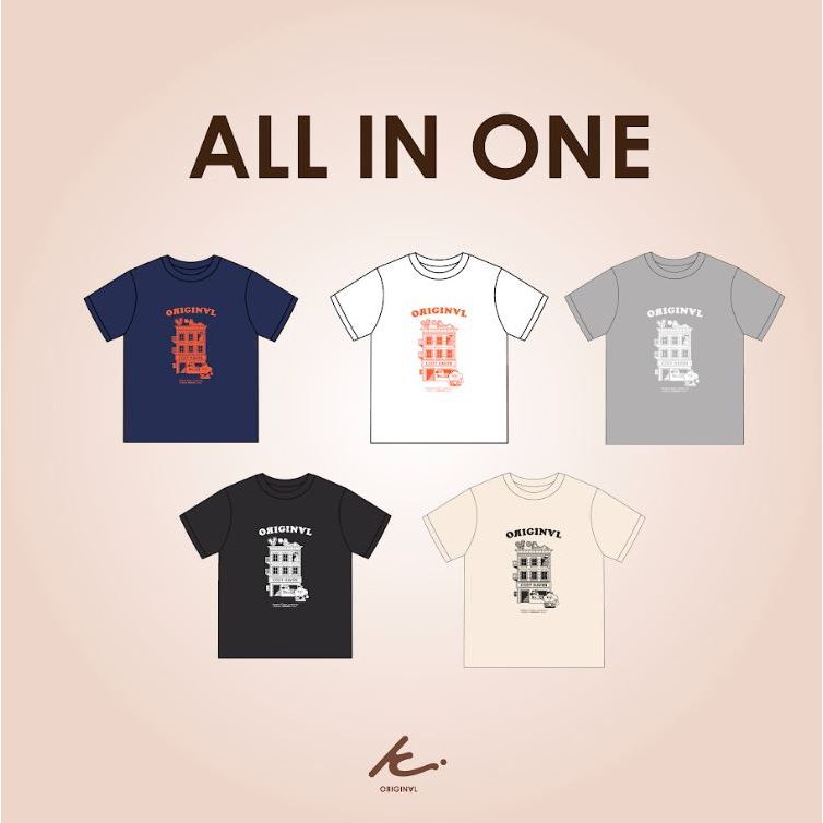 KIM&CO. ORIGINAL เสื้อยืด ALL IN ONE COZY HAVEN (KCTA001) เสื้อยืดใส่แล้วเย็นสบาย แห้งไว กันรังสี UV