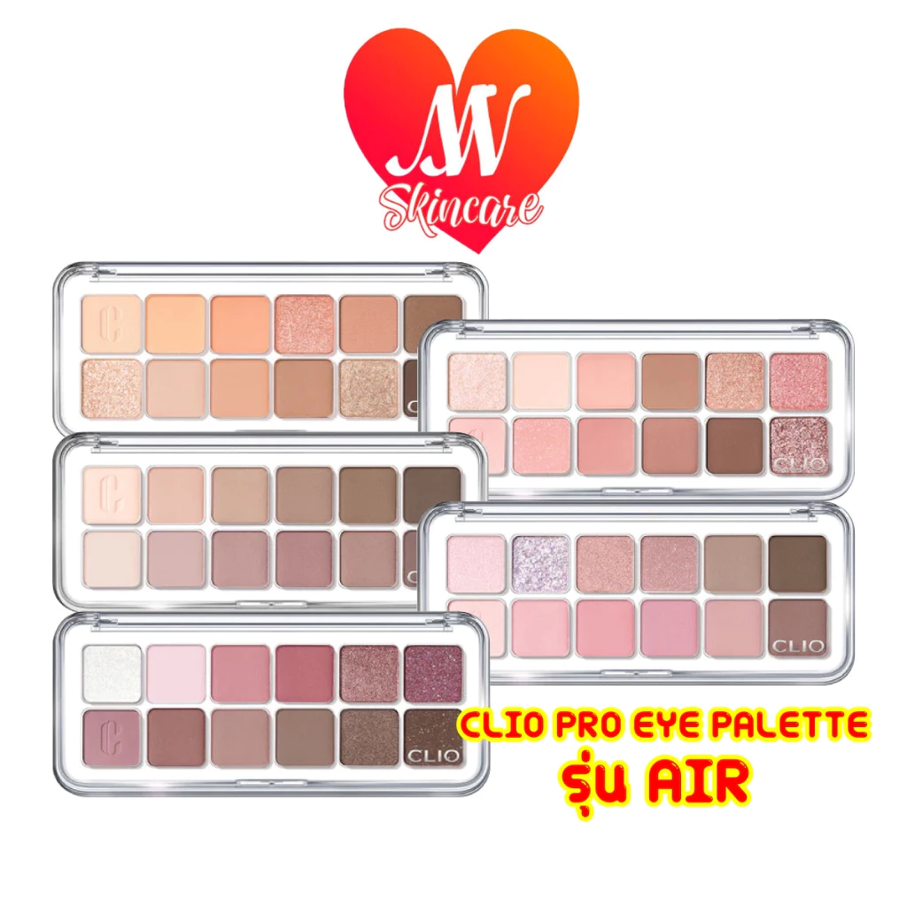 แท้✔ CLIO PRO EYE PALETTE AIR พาเลทตา โปร อาย พาเลท แอร์ อายแชโดว์ เนื้อนุ่ม สีชัด ติดทนนาน #25 #VV