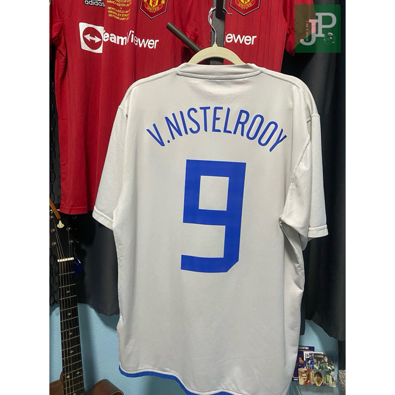 Netherlands 2006-2008 (Away ) เสื้อแท้ 💯 ชื่อเบอร์ Van Nistelrooy #9 มือ 2
