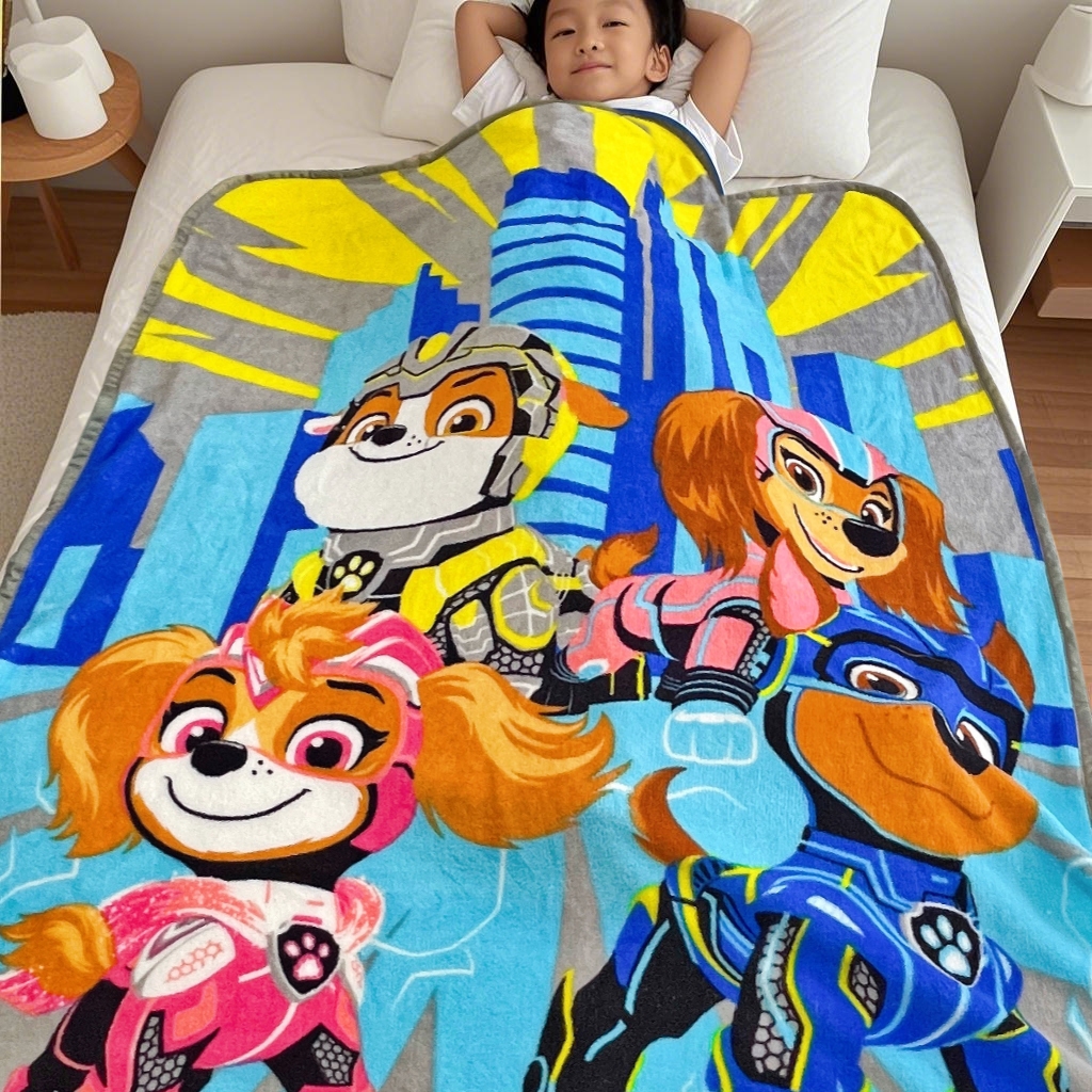 PAW Patrol ผ้าห่มผ้าสักหลาดผ้าห่มของขวัญสำหรับเด็กของขวัญวันเกิดของขวัญคริสต์มาส