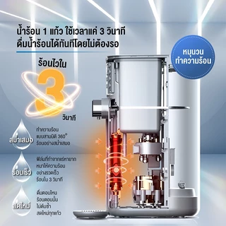 Philips water ADD6910 เครื่องกรองน้ำ เครื่องกรองน้ำดื่ม กรองได้5ชั้น ระบบ RO ปรับอุณหภูมิ 5 ระดับ ไม่ต้องติดตั้ง