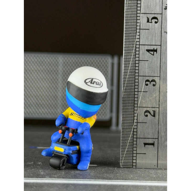 🔹 Figure คน + รถมอเตอร์ไซค์ Motocompo Spoon Scale Q ยี่ห้อ Resin work - รูปที่ 4