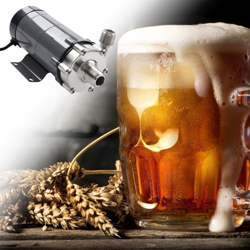 Pump MP-15R Food Grade 304 Stainless Steel Brewing Home brew 220V Magnetic Water Pump Temperature 140C 1/2