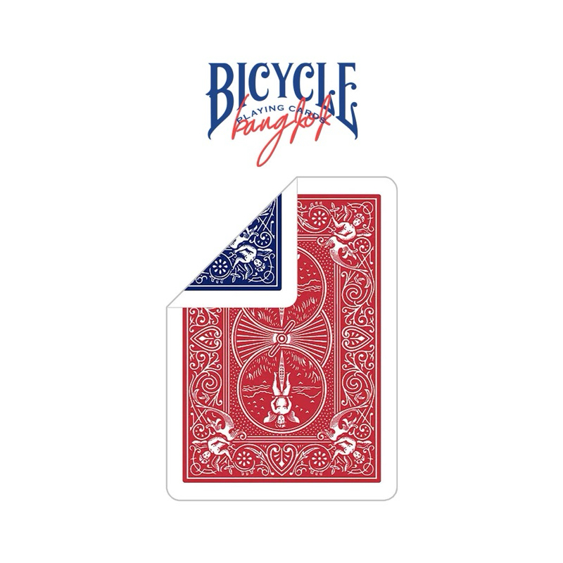 ไพ่ Bicycle Double Back หลังไพ่ 2หน้า สีแดง + สีน้ำเงิน (แท้) อุปกรณ์มายากล