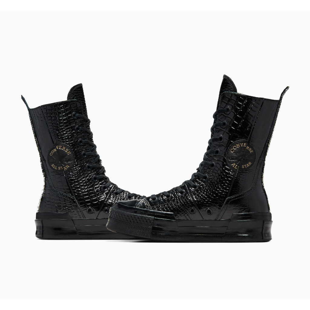 CONVERSE รองเท้า CHUCK 70 PLUS CROC LEATHER XHI BLACK ผู้หญิง A09381CF_H4BKXX