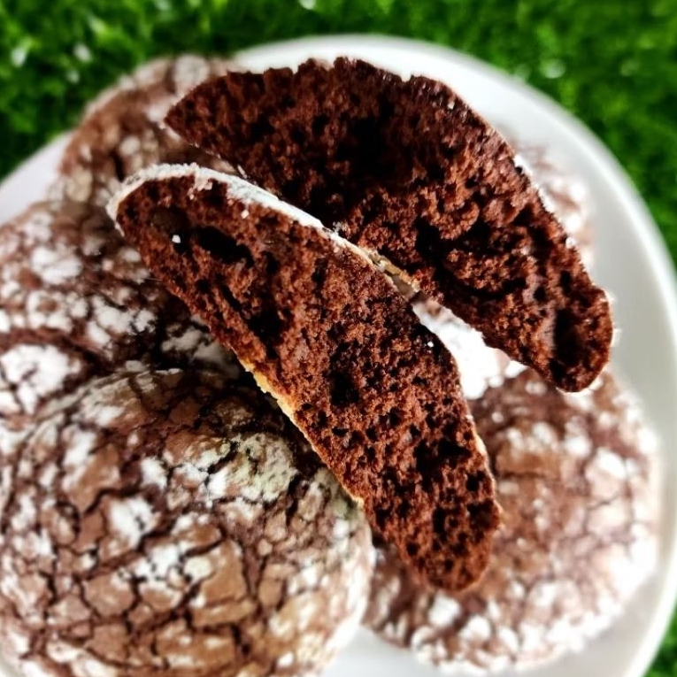 Crinkle Cookie คุกกี้หน้าแตกรสช็อกโกแลต