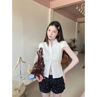 Cintage♡ CT2072 กระโปรงกางเกงruffles3018 🫧