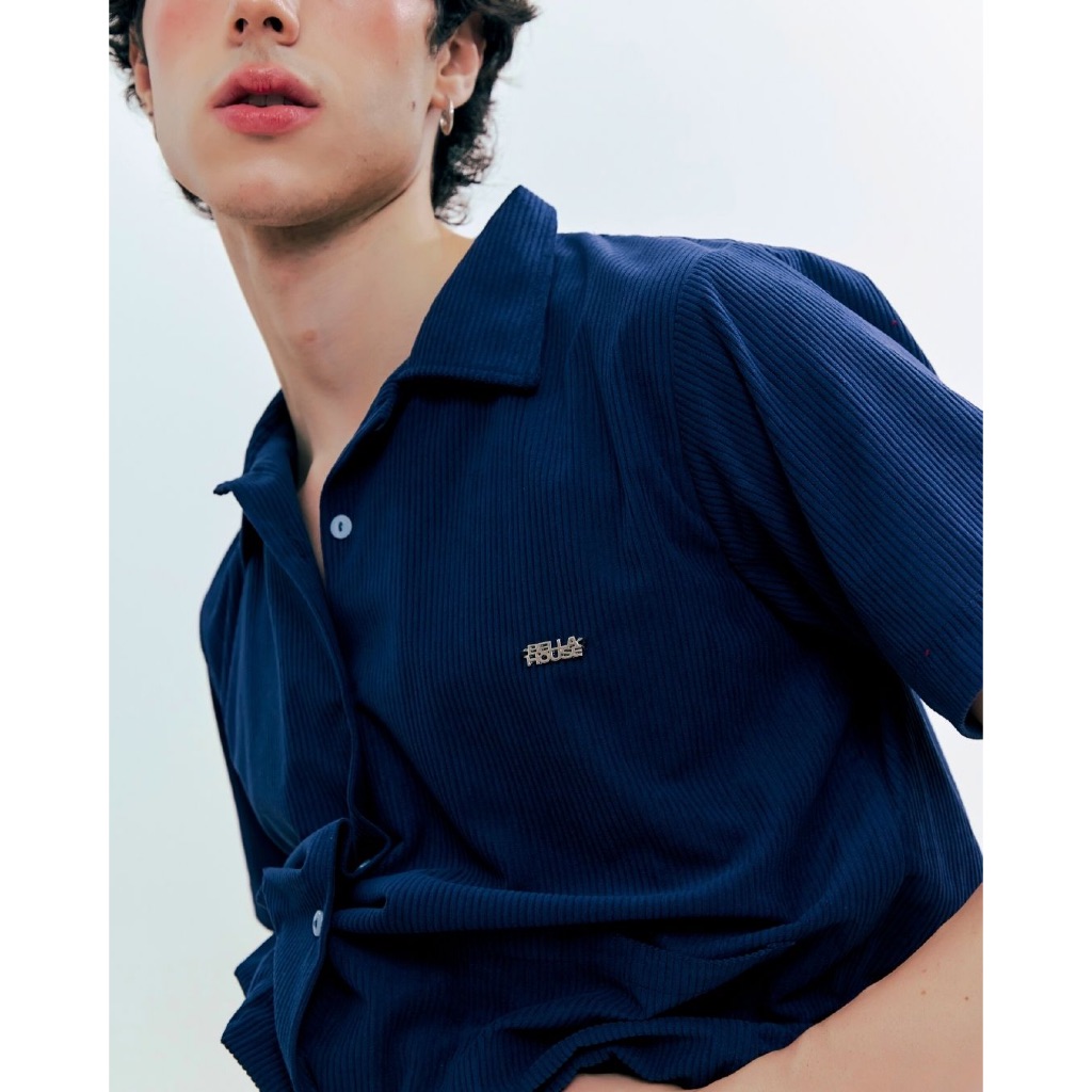 BELLA HOUSE - MALONE SHIRT เสื้อเชิ้ตแขนสั้นลูกฟูก (3 COLORS) - รูปที่ 6