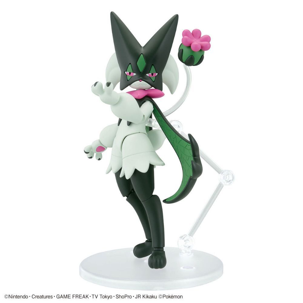 **ของแท้ พร้อมส่ง** Bandai Pokemon Plamo Collection 56 Select Series Meowscarada มาสเคอเนีย - โปเกมอน - รูปที่ 4