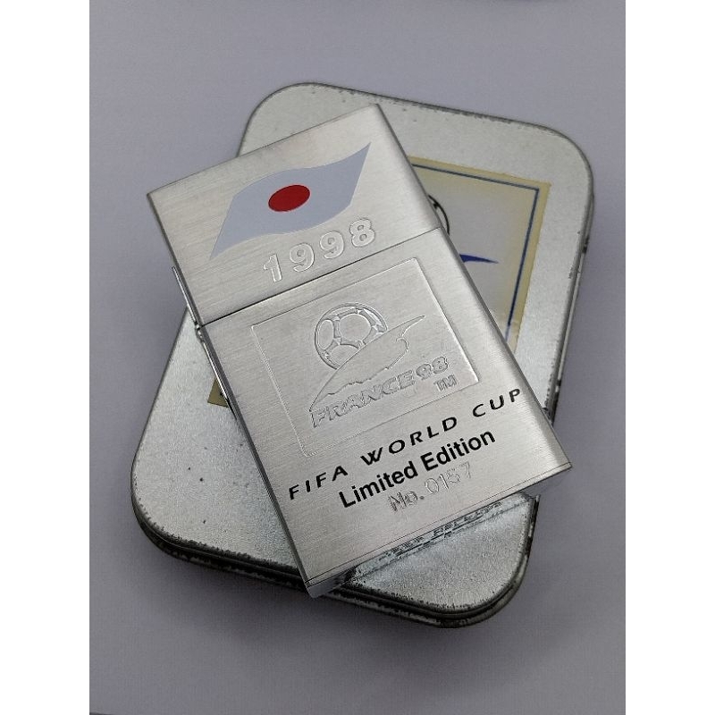 Zippo FRANCE 98 FIFA World cup REPLICA 1933 Limited edition ( No.0157 ) ปี 1998