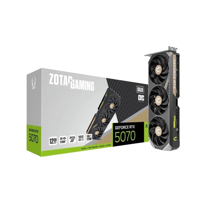 การ์ดจอ VGA Zotac Gaming Solid OC RTX 5070