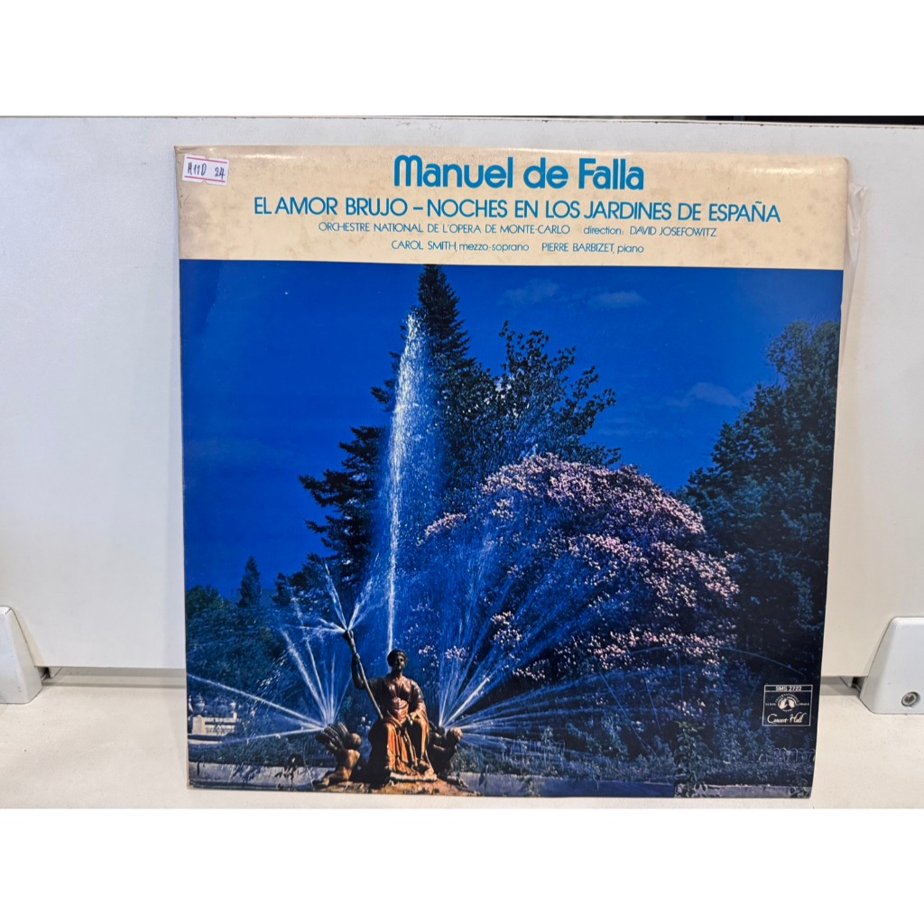 1LP Vinyl Records แผ่นเสียงไวนิล  Manuel de Falla     (E7B17)
