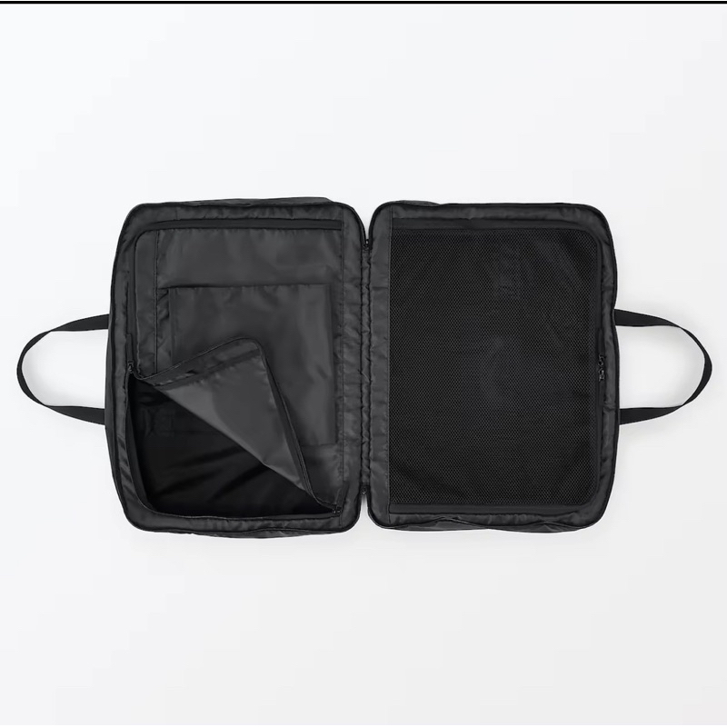 [ใหม่/ของแท้ 💯%] มูจิ กระเป๋าบอสตันผ้ากันละอองน้ำพับเก็บได้ - MUJI Foldable Water Repellent Boston Bag for Travel (105L)