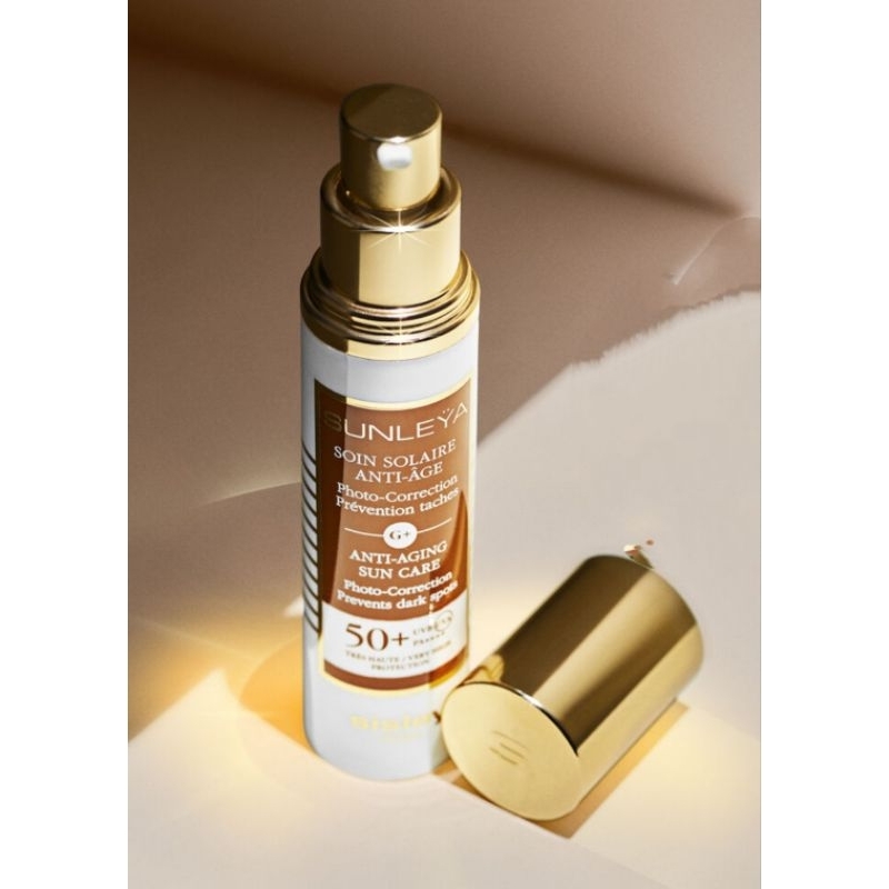 สูตรใหม่ (Exp.12/2028) SUNLEŸA G.E. AGE MINIMIZING GLOBAL SUN CARE SPF 50+ (50ml. 9,800B)