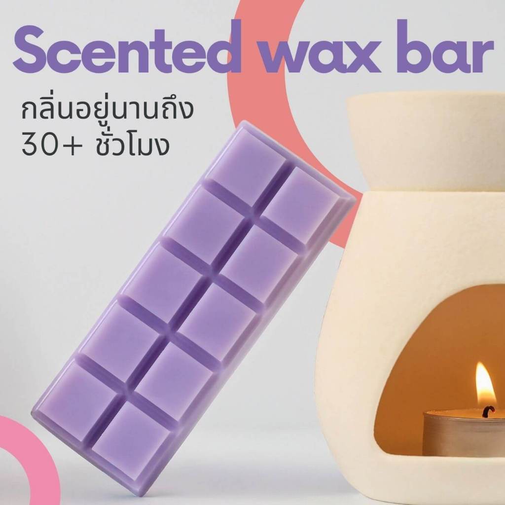 𝗗𝗔𝗟𝗔𝗬𝗟𝗔 𝗪𝗔𝗫 𝗠𝗘𝗟𝗧 เทียนหอมละลายแบบแท่ง 10 กลิ่น ขนาด 50 กรัม ใช้กับเตาอโรม่า