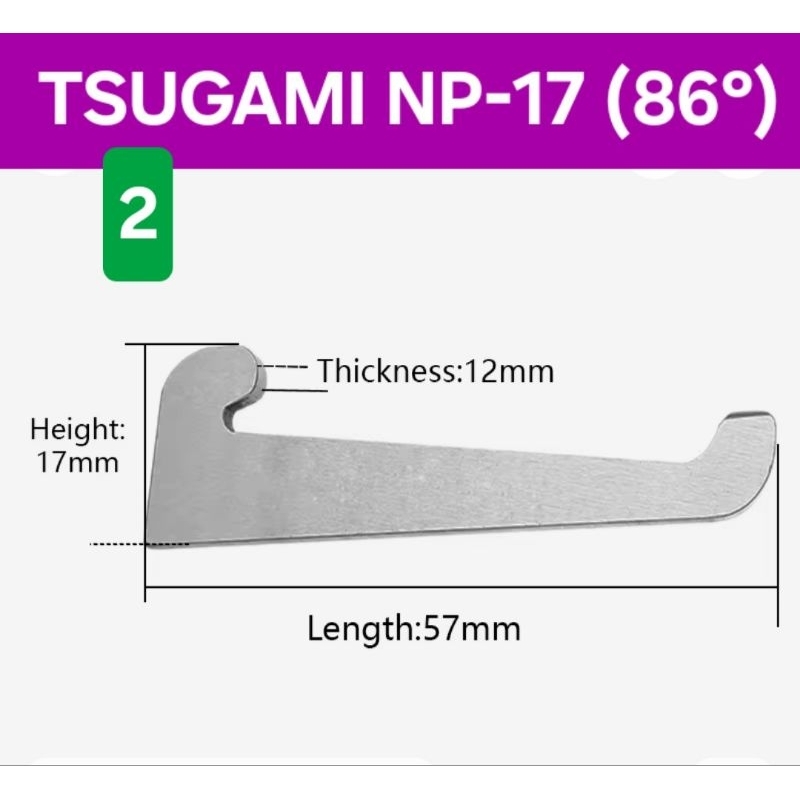 TSUGAMI ก้ามปู TOGGLE : เปลี่ยนได้ B0205 B0265 B0325 B0386 Claw Toggle Clutch Type ■ราคาต่อ1ชิ้น