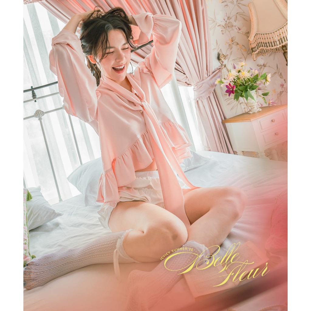 Cherie Bow Crop TI15601 (พร้อมส่ง)