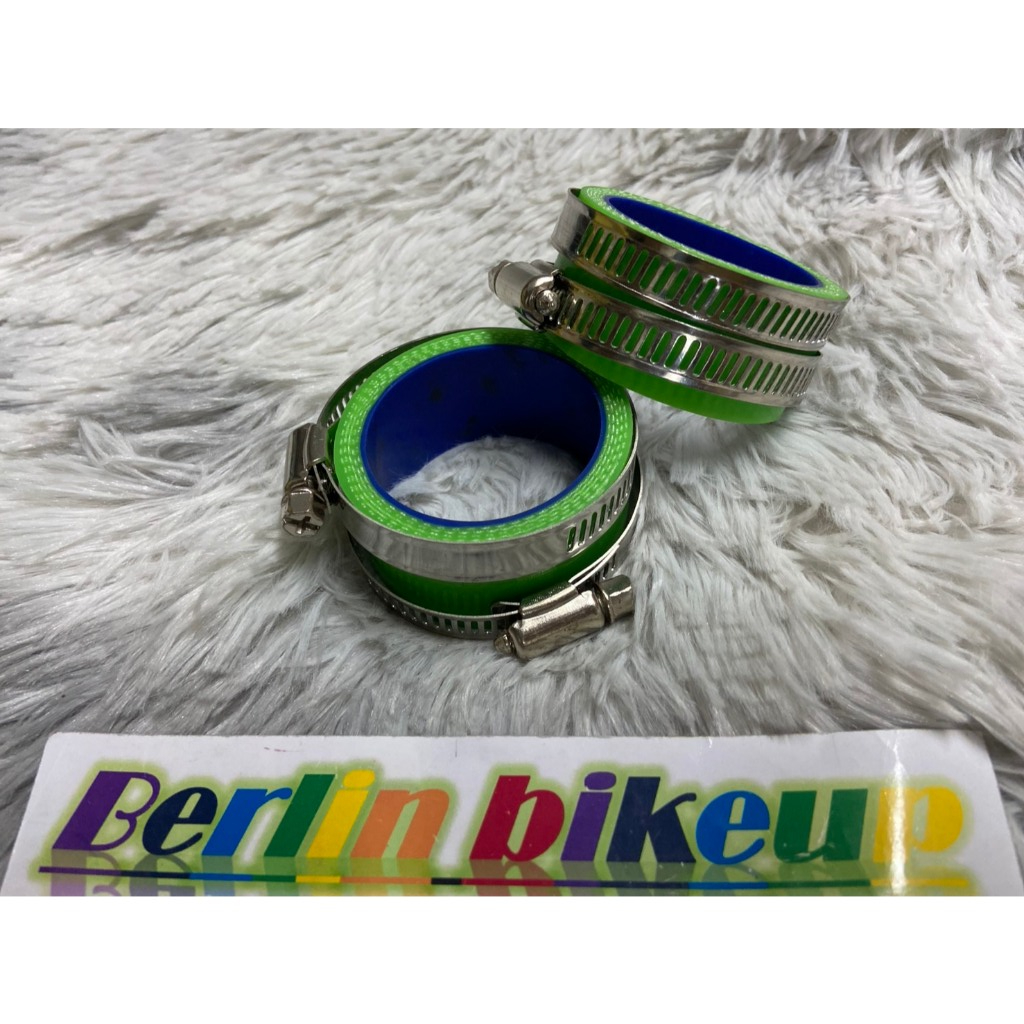 (CBR-250)  ยางรัดคอหรีด ใส่เรือนลิ้นเร่ง CBR-250, CRF-250 พร้อมเข็มขัดรัด สเเตนเลส