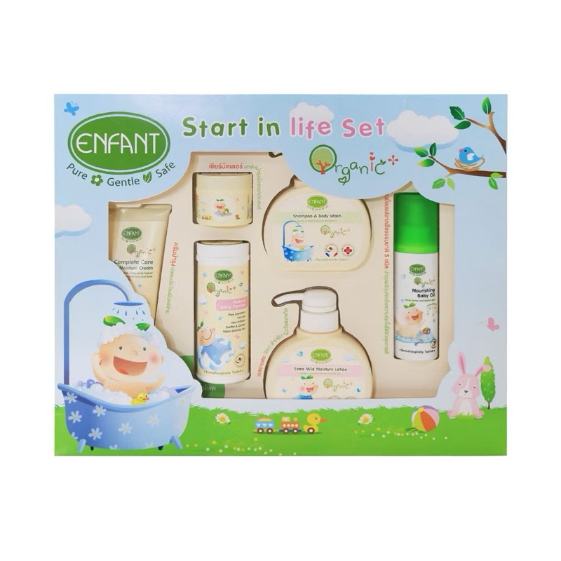 ENFANT (อองฟองต์) Organic Start In Life Set เซ็ตคุณแม่แรกคลอด 1กล่อง/6ไอเท็ม