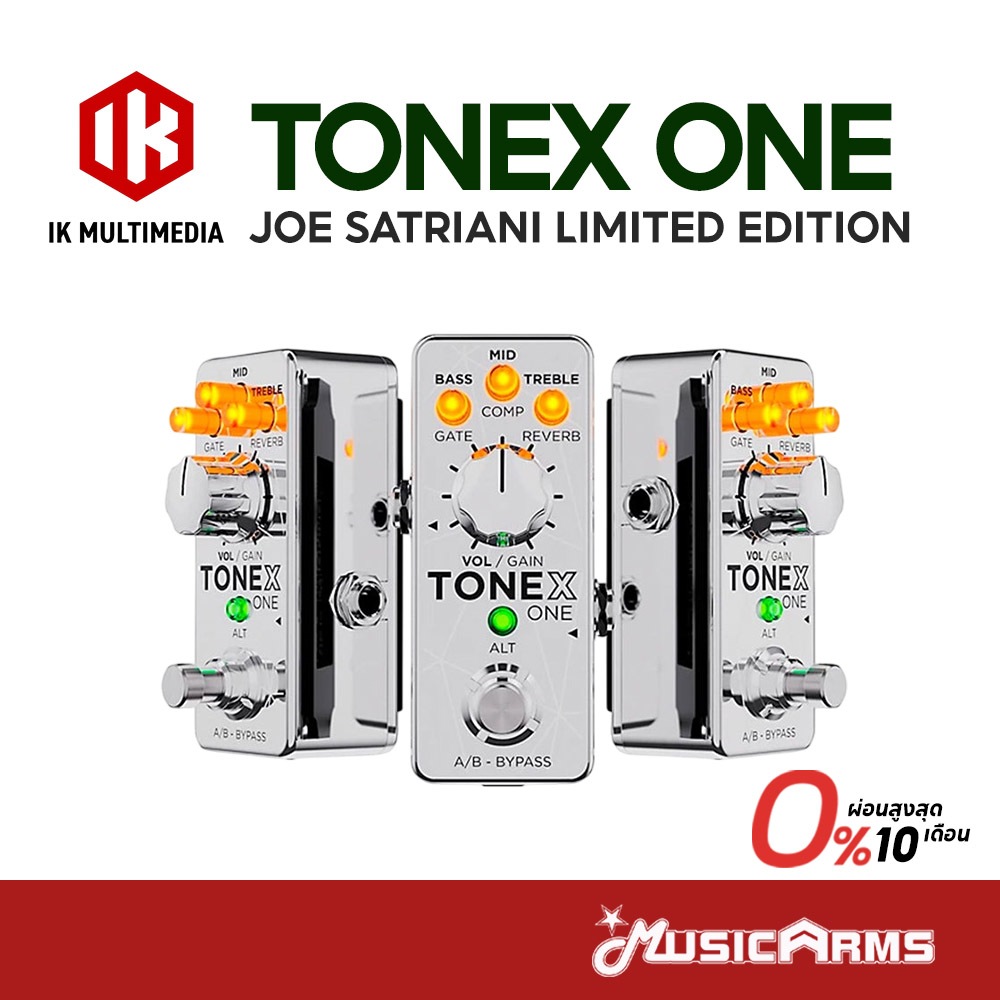 IK Multimedia TONEX ONE เอฟเฟคกีตาร์ Joe Satriani Limited Edition รับประกันศูนย์