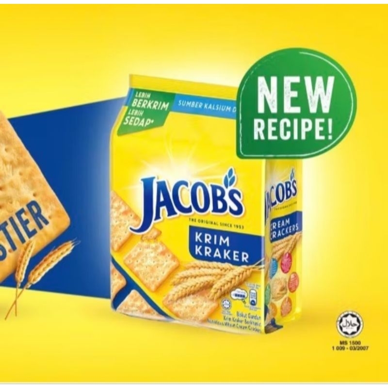 Jacob's ORIGINAL Cream Crackers On-The-Go Pack ขนมปังกรอบ จาคอบส์ ออริจินัล