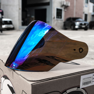 (มีตำหนิ)ZEUS HELMET ชิลด์หน้าหมวกกันน็อคสีปรอทสำหรับ ZEUS ร…