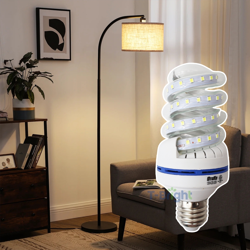 หลอดแอลอีดี LED ทรงเกลียว  ขนาด 12W 36W แสงขาว  ขั้ว E27 - รูปที่ 5