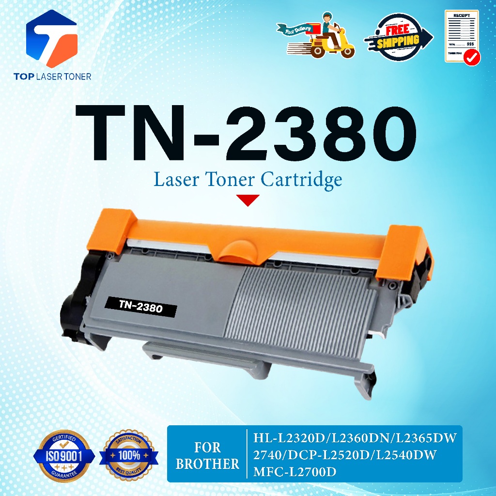 หมึกเทียบเท่า TN2380 TN-2380 2380 T2380 T-2380 ใช้แทน TN2360/TN-2360 FOR BROTHER HL-L2320D MFC-L2700