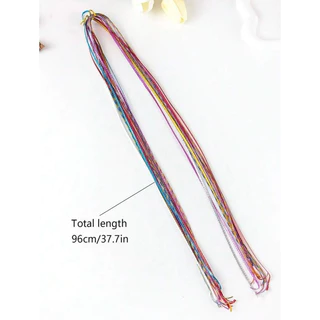 เชือกถักผม ถักผมเปีย 32 เส้น,24 เส้น คละสีในเส้น พร้อมส่ง! (#P3)