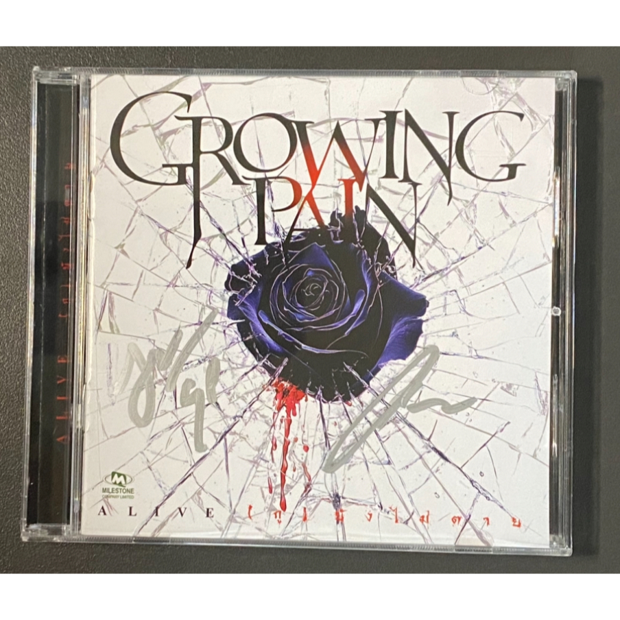 CD Growing Pain อัลบั้ม Alive (กู) ยังไม่ตาย (ลายเซ็นศิลปิน) แผ่นใหม่ ซีลแบบเปิดได้