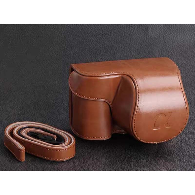 เคสกล้องsony a5100 มี 3 สี ถอดเป็นฮาฟเคสได้ ** Pu งานสั่งผลิตไม่ซ้ำใคร