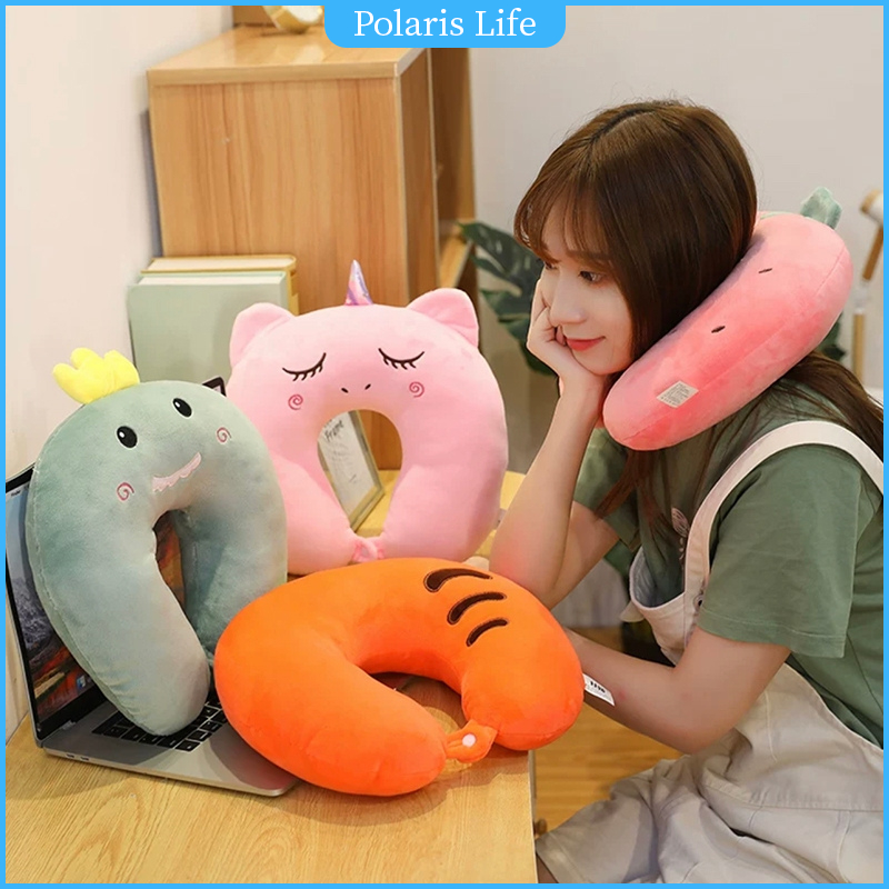 หมอนรองคอ หมอนงีบ หมอนตุ๊กตา สอดแขนได้ เบาะพิงหลัง พิงหลัง หนานุ่ม พรีเมียม อย่างดี
