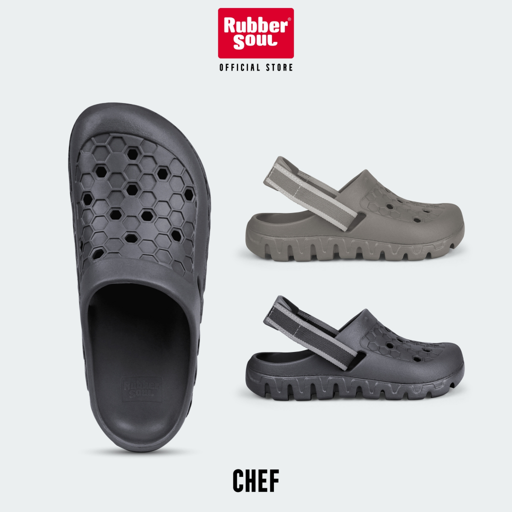 Rubber Soul รุ่น Chef รองเท้าแตะแบบสวม ของแท้ 100%