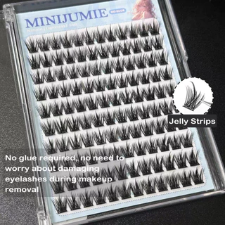 ใหม่! ขนตาปลอมไร้กาวความจุขนาดใหญ่ 5D, minijumie, ขนตาปลอมแบบมีกาวในตัว, ขนตาธรรมชาติแบบใช้ซ้ำได้