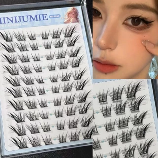 ใหม่! ขนตาปลอมไร้กาวความจุขนาดใหญ่ 5D, minijumie, ขนตาปลอมแบบมีกาวในตัว, ขนตาธรรมชาติแบบใช้ซ้ำได้