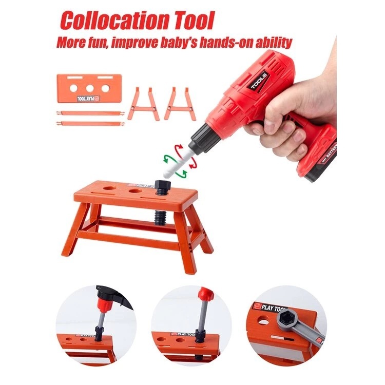 ชุดเครื่องมือช่างเด็กนักวิศวกรตัวน้อย 🔧⚡ | ของเล่นเสมือนจริงสว่าน+ไขควงไฟฟ้า | เสริมสร้างIQพัฒนาทักษะSTEM | ของเล่นเสริ - รูปที่ 5