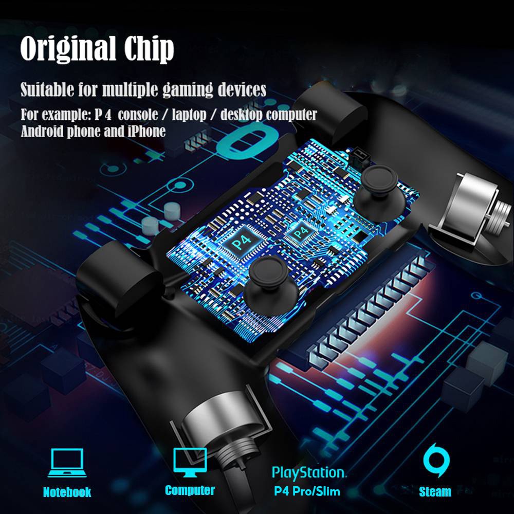 BTS จอยเกมส์ PC จอย P  S  4 จอยเกมส์มือถือ บลูทูธไร้สาย Wireless Controller JoyStick For PC/P  S  4/IOS/Android